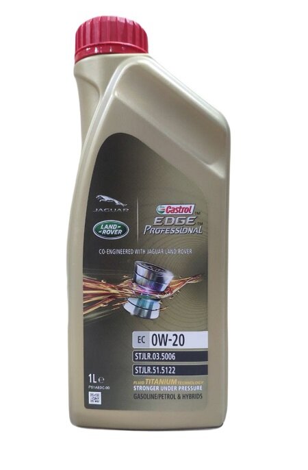 Синтетическое моторное масло Castrol EDGE Professional EC 0W-20 JAGUAR & LAND ROVER titanium FST 1 л, 1 шт.