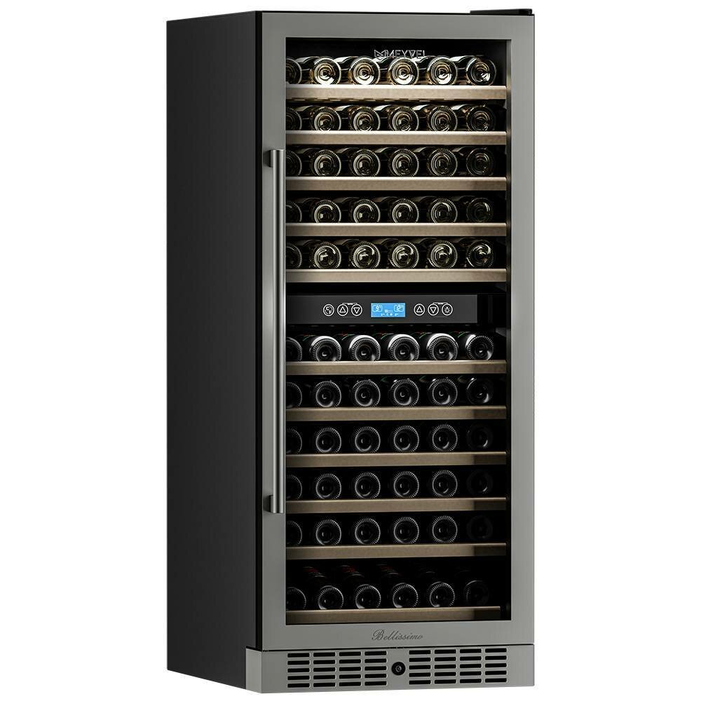 Винный холодильник (шкаф) компрессорный MEYVEL MV116-KST2 - фотография № 1