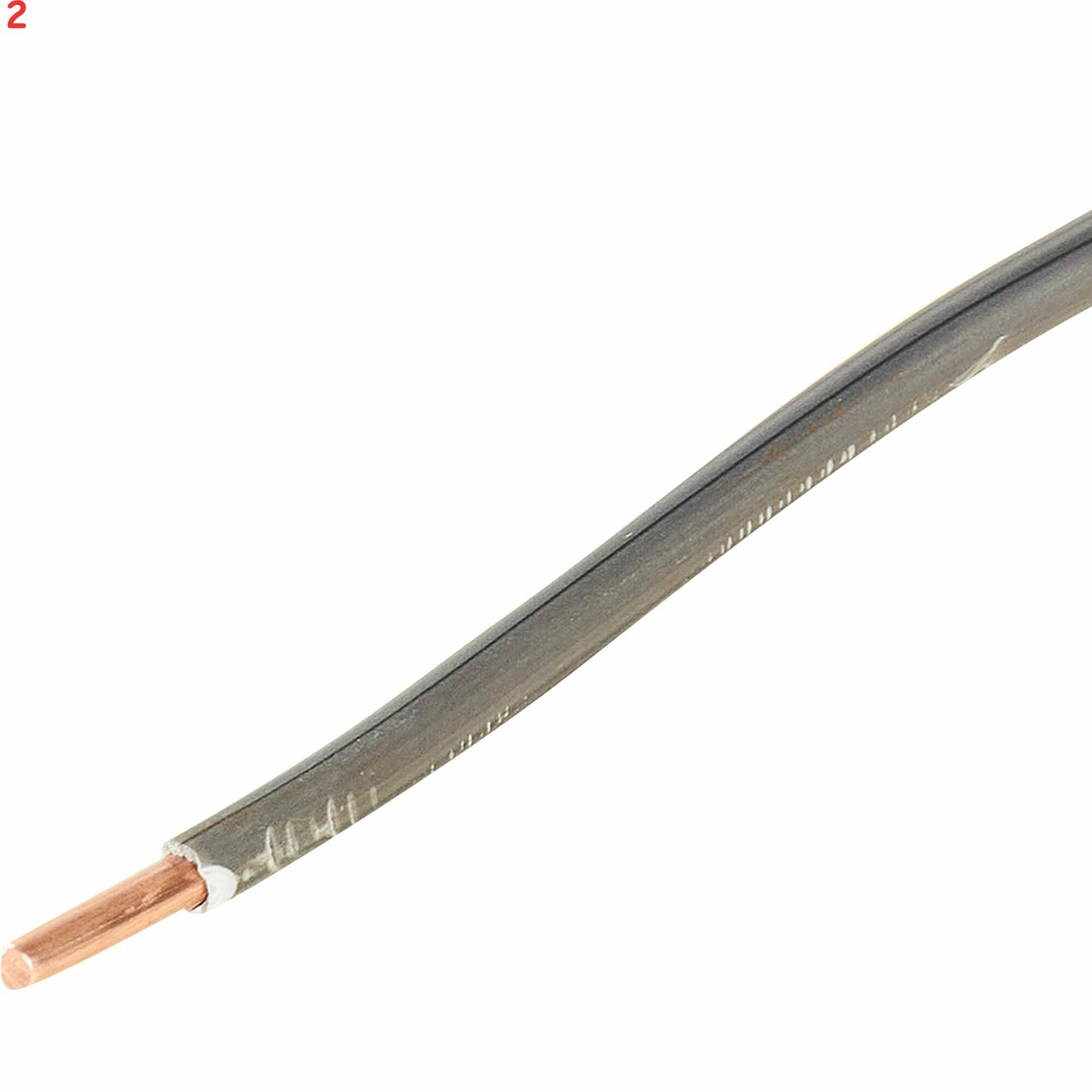 фото Кабель Альфакабель ПуВнг(A)-LS 1x6 мм на отрез цвет черный (2 шт.)