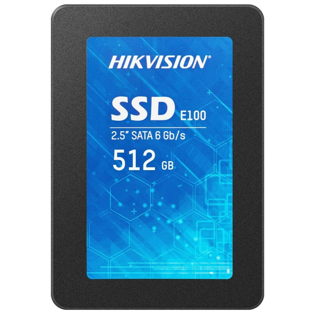 SSD 2.5" SATA 6Gb/s 512GB Hikvision E100 (HS-SSD-E100/512G) 3D TLC, 240TBW