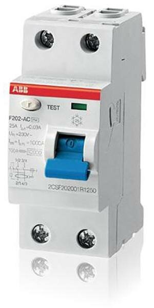 ABB 2CSF202001R1400 Выкл.диф.тока 2мод. F202 AC-40/0,03