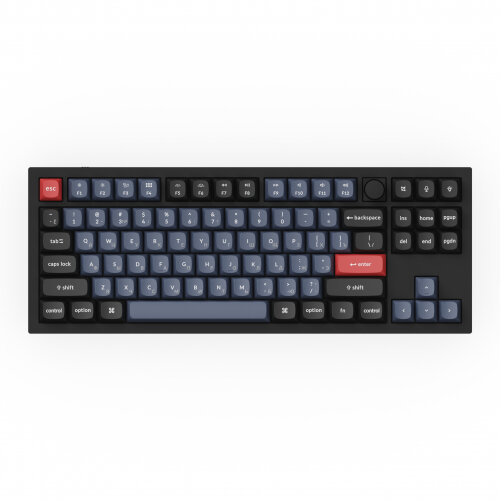 Клавиатура KEYCHRON Q3 (Q3-M3) Red Gateron G Pro (Brown Switch), RGB, 87 кнопок, Black