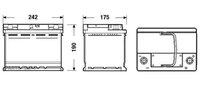 EXIDE EL600 Аккумуляторная батарея Start-Stop EFB [