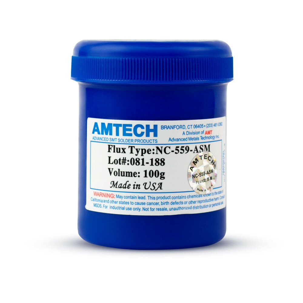 Флюс для пайки AMTECH NC-559-ASM (100g) - фотография № 1