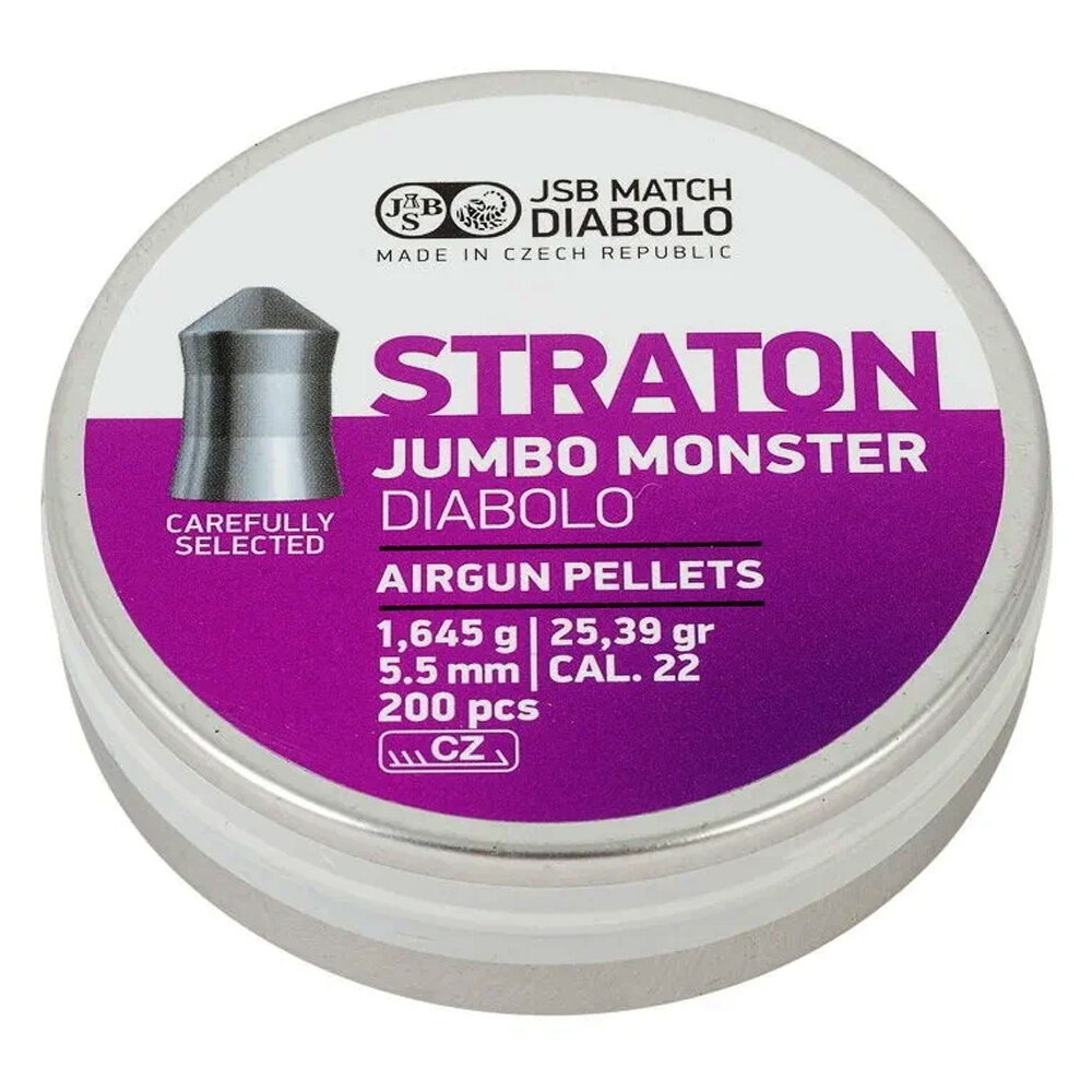 Пули для пневматики JSB Straton Diabolo 4,5мм 0,535гр (500шт)