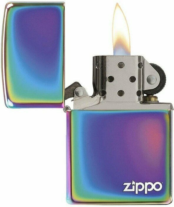 Зажигалка ZIPPO Classic с покрытием Spectrum™, латунь/сталь, разноцветная, глянцевая, 38x13x57 мм № 151ZL - фотография № 3