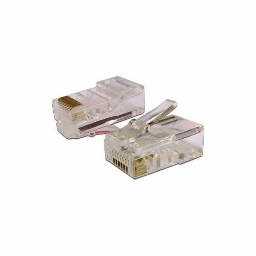 Коннектор Lanmaster (TWT-PL45-8P8C) UTP кат.5e RJ45 прозрачный (упак.:100шт)