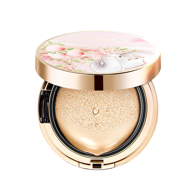 Кушон Catkin Peach Blossom Bb Cream Air Cushion Foundation т. C01 Ivory 13 г*3