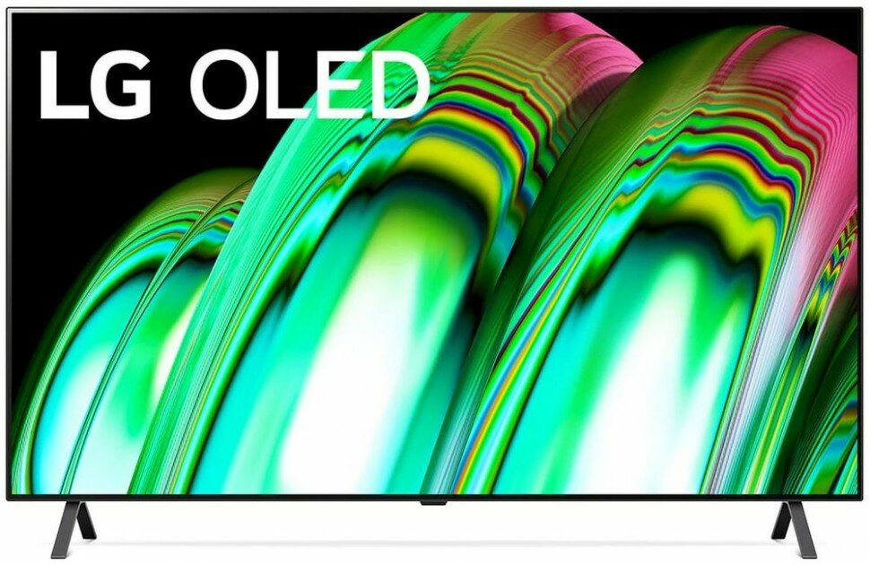 Телевизор LG OLED65A2RLA.ADKG, 65", OLED, 4K Ultra HD, черный графит - фото №1