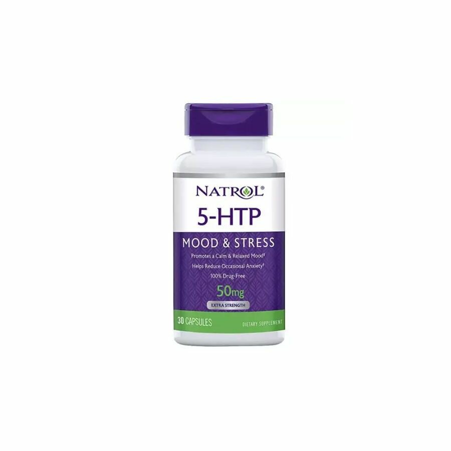 Natrol 5-HTP 50 мг Нейтральный 30 капсул