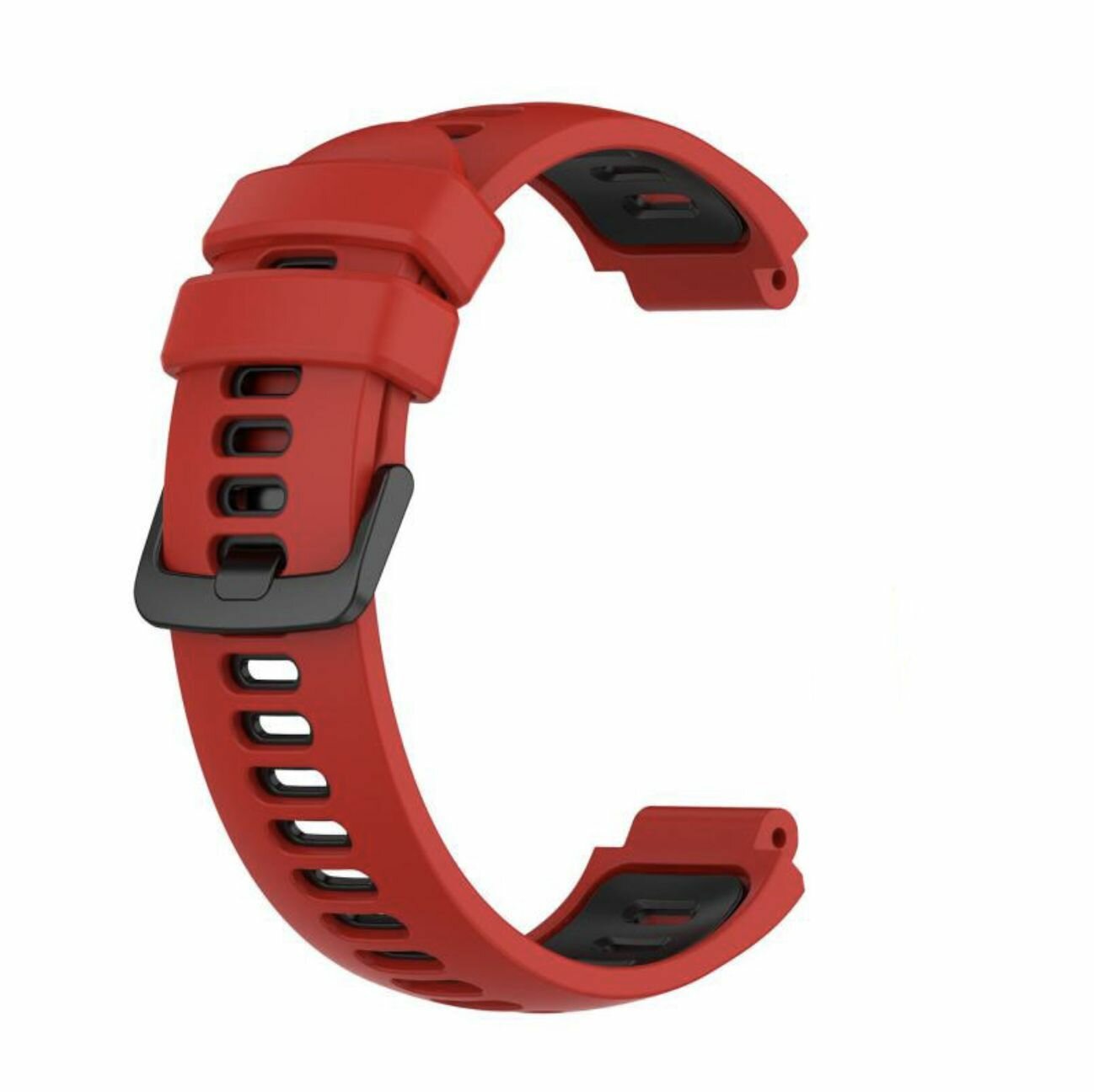 Ремешок силиконовый для смарт-часов Garmin Forerunner 220  230  235  630  620  735XT Approach S5  S6  S25 черно-синий