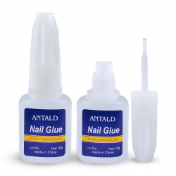 BRUSH-ON NAIL GLUE клей для типс С кисточкой 10МЛ