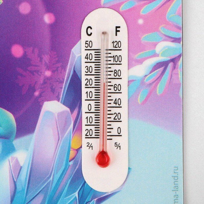 Магнит с термометром «Счастья», 8 х 8 см - фотография № 2