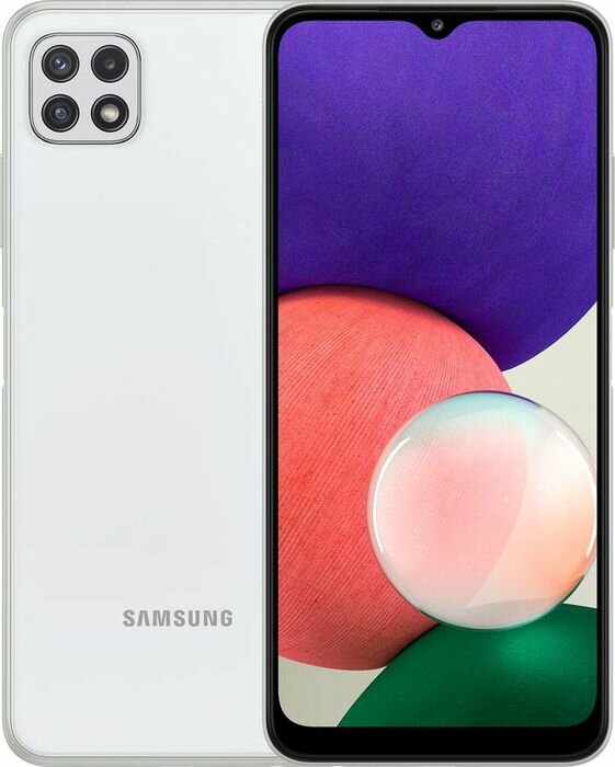 Смартфон Samsung Galaxy A22 4/64Gb (SM-A225FZWDCAU), белый