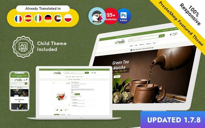 Greentea - PrestaShop Responsive Theme Тема PrestaShop