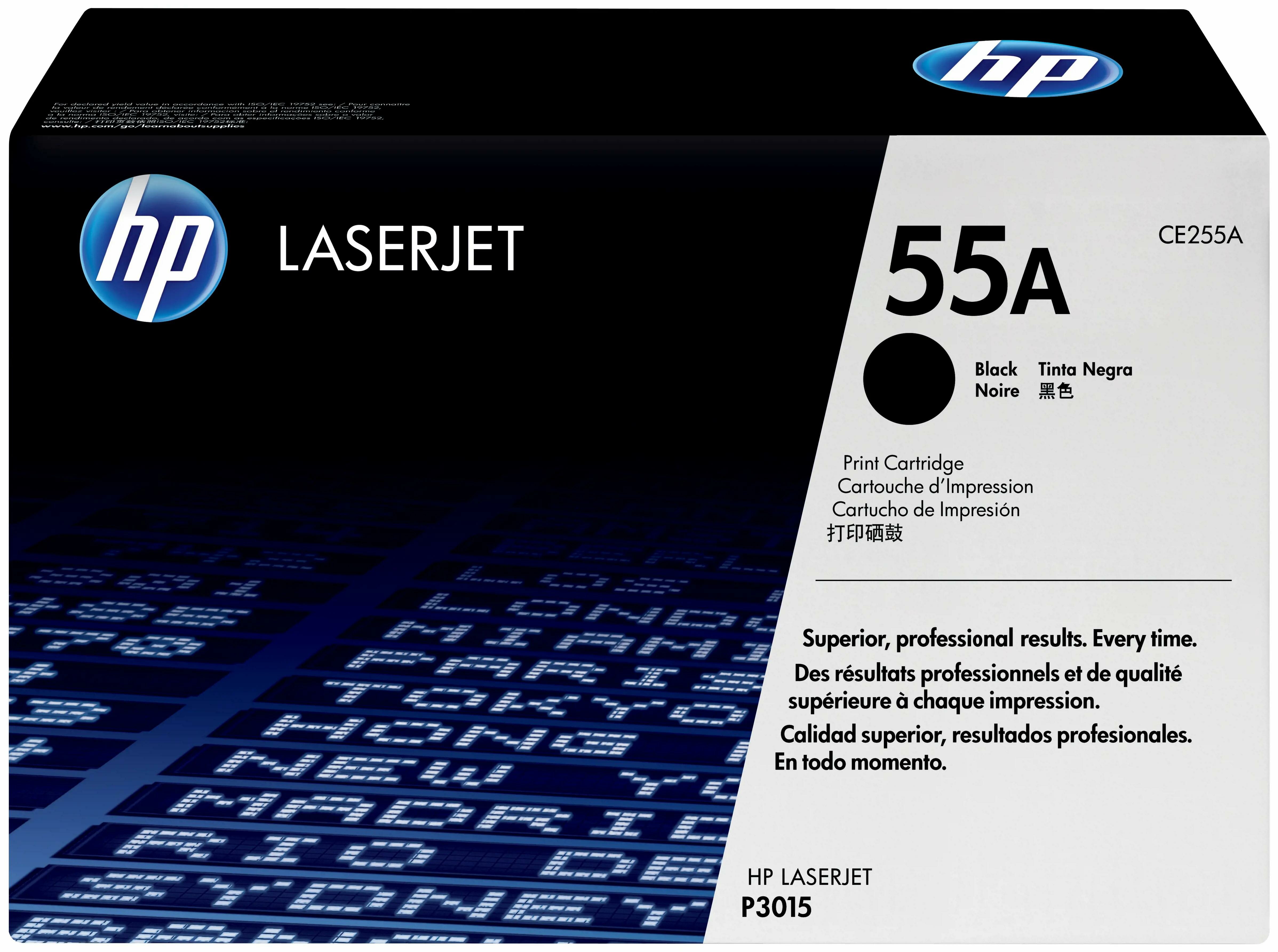 Картридж лазерный HP 55A черный