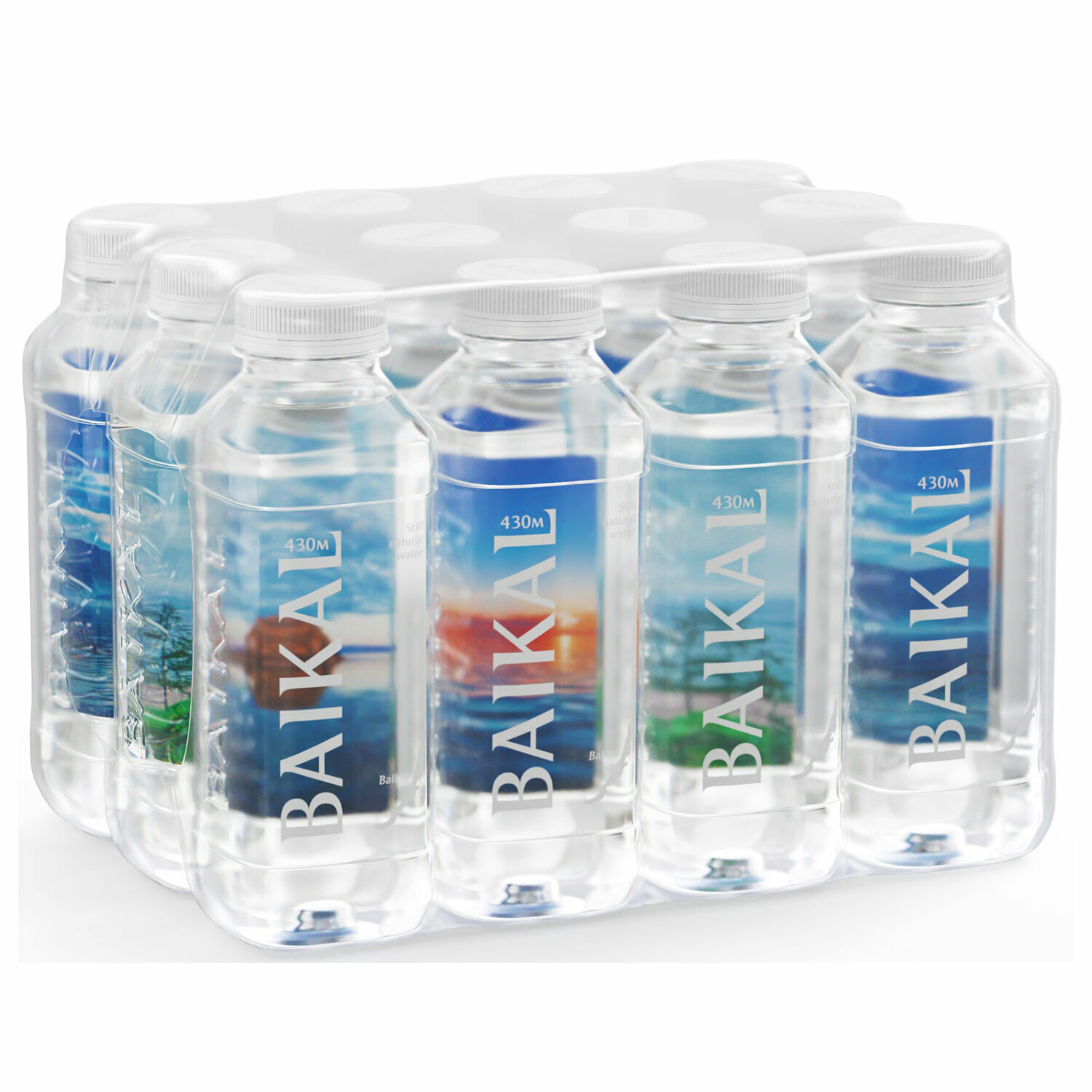 Вода негазированная питьевая BAIKAL 430 (Байкал 430) 0,45 л, пластиковая бутылка, 4670010850450 - фотография № 4