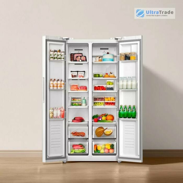 Умный холодильник Xiaomi Mijia 502L Grey (BCD-502WGSA) - фотография № 2