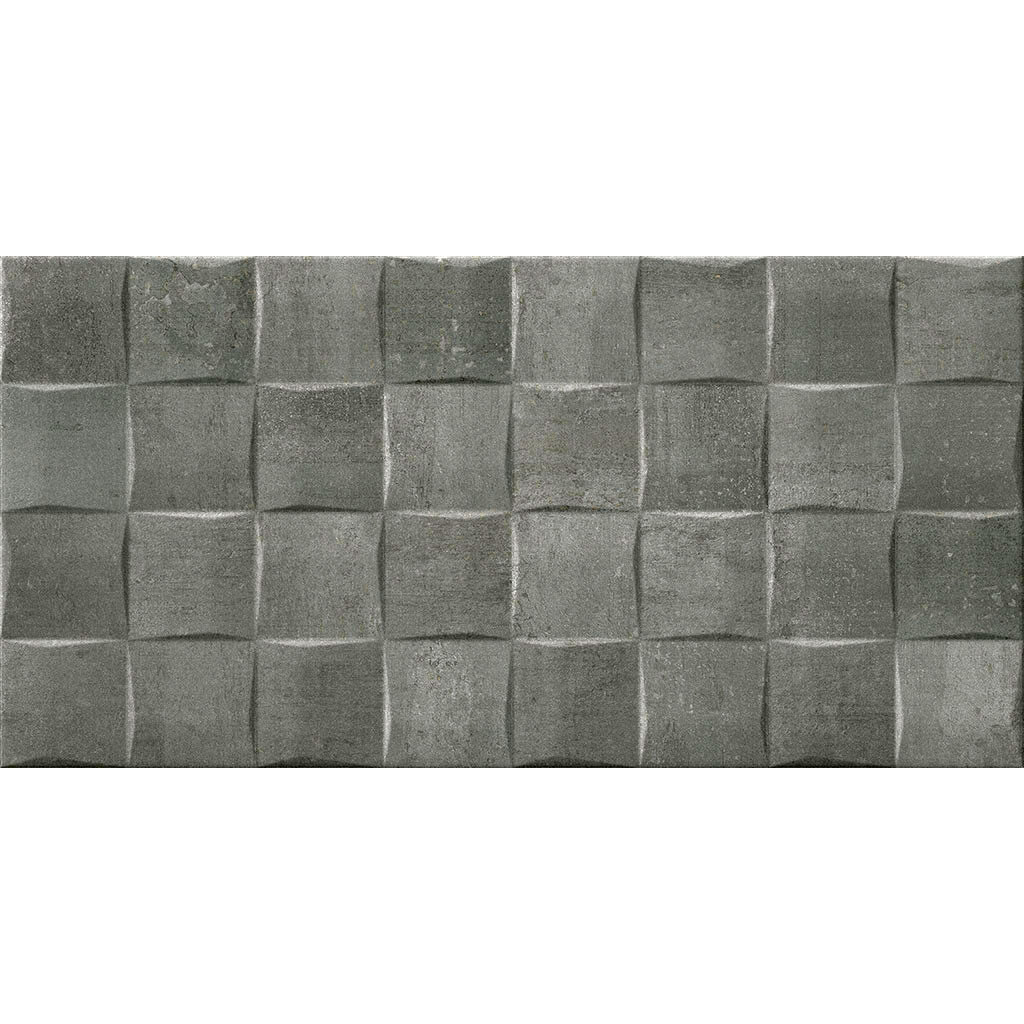 Стена Keraben Barrington art graphite 25x50 мат. (1.38 м2)