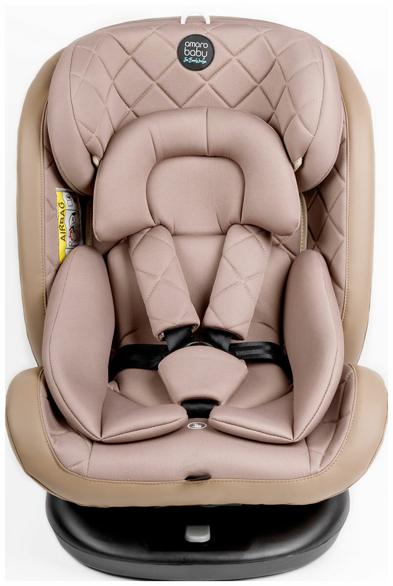 Автокресло Amarobaby Brilliant ISOFIX класс D группа 0+/1/2/3 (AMARO-2003-BrBe) бежевый