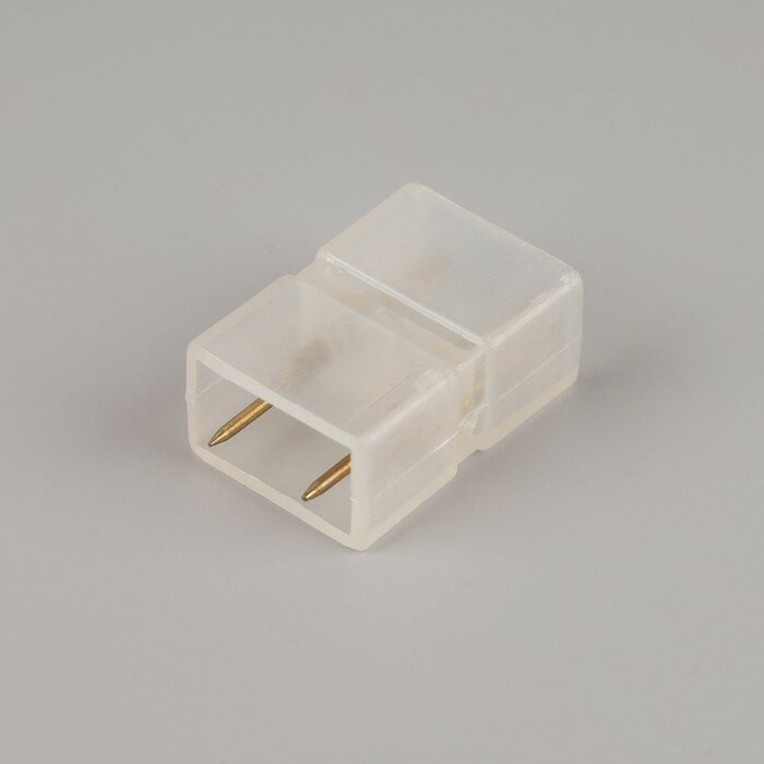 Набор соединительных коннекторов Ecola для светодиодной ленты 14 × 7 мм, 2-pin, 5 штук - фотография № 2