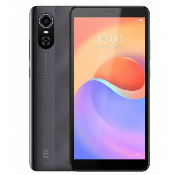 Смартфон ZTE Blade A31 Plus 32Gb 2Gb серый моноблок 3G 4G 6 720x960 Android R Go 8Mpix 802.11 b/g/n NFC GPS GSM900/1800 GSM1900