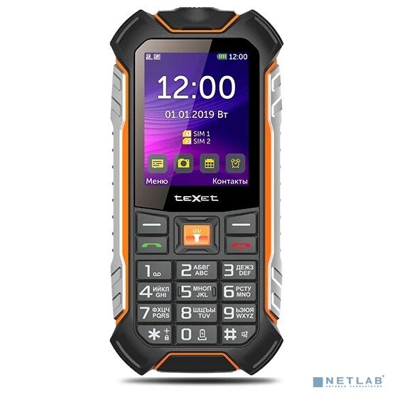 Texet Мобильный телефон TEXET TM-530R мобильный телефон цвет черный