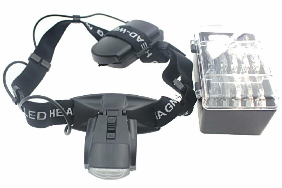 фото Налобная лупа 6хс подсветкой Pro Legend /2LED/ PL4400