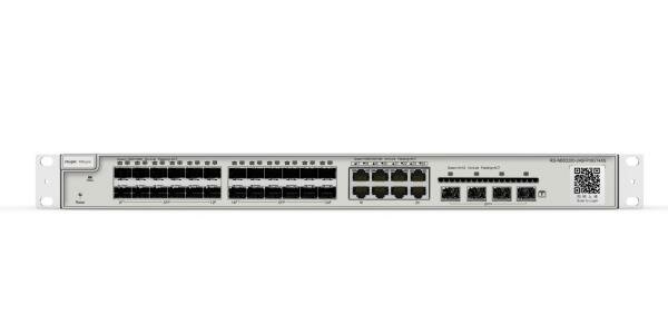 Reyee 24-Port SFP L2+ Managed Switch 24 SFP Slots 8 Gigabit RJ45 Combo Ports4 *10G SFP+ Slots19-inch Rack-mountable Steel Case Static Routing