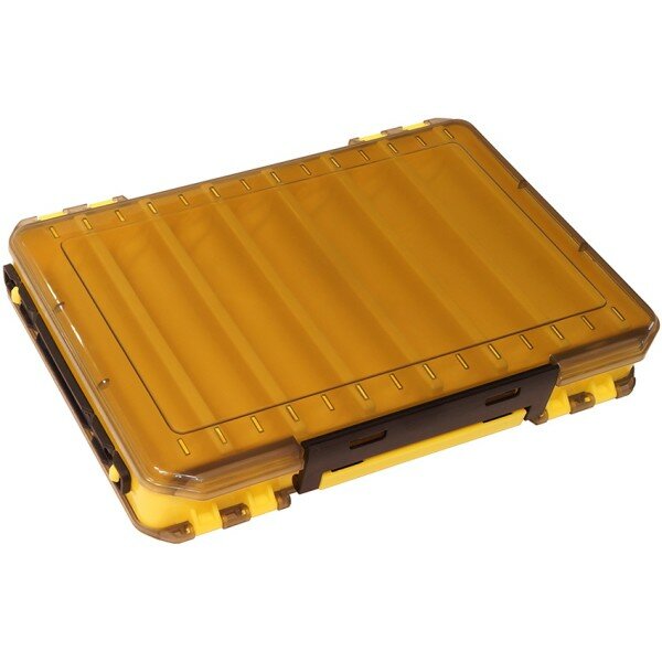 Коробка Kosadaka TB-S31B-Y, 27x19x5см для воблеров, двухсторонняя, жёлтая