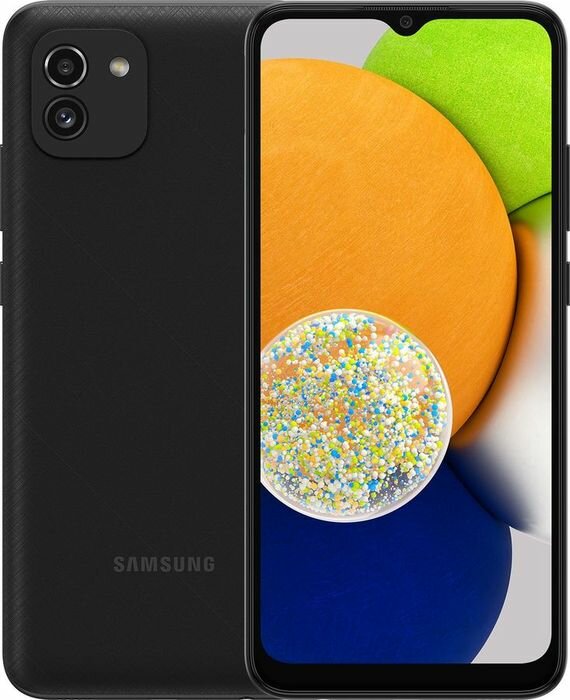 Смартфон Samsung Galaxy A03 3/32 ГБ (SM-A035FZKDMEA) Black