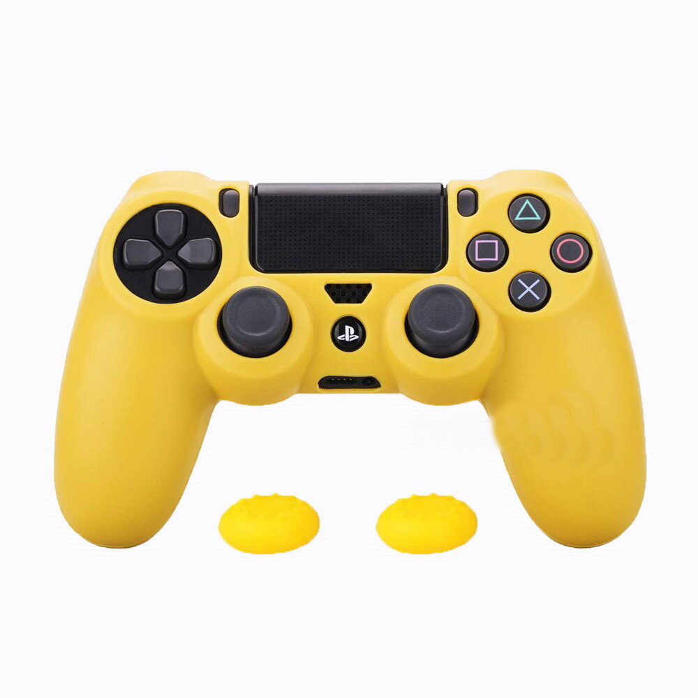 Силиконовый защитный чехол на геймпад PS3 Жёлтый
