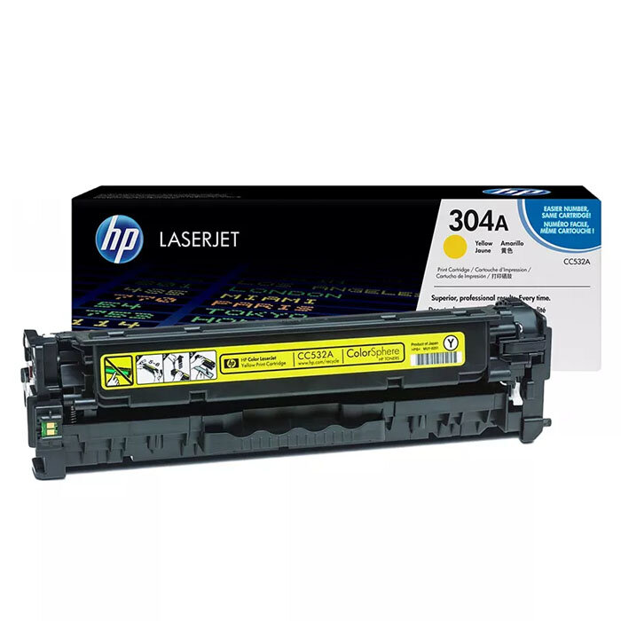 Лазерный картридж Hewlett Packard CC532A (HP 304A) Yellow