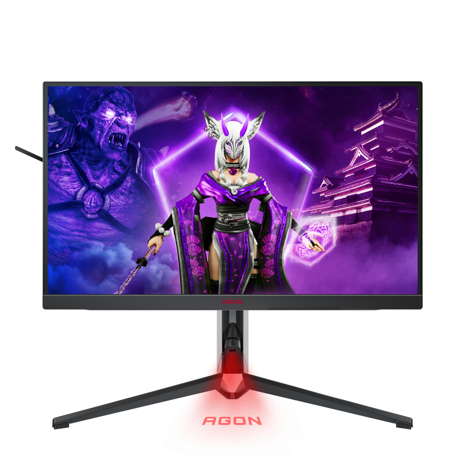 Монитор LCD 27'' [16:9] 2560х1440(WQHD) IPS, nonGLARE, Нет, 170 Гц, 600 cd/m?, H178°/V178°, 1000:1, 80M:1, 1.07B, 1ms, VGA, 2xHDMI, DP, USB-Hub, Height adj, Tilt, Swivel, Speakers, 3Y, Black-Red