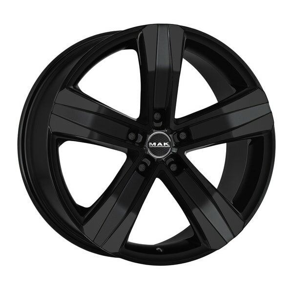 MAK Stone 5 17X7J 5X112 ET55 DIA66.6 Gloss Black