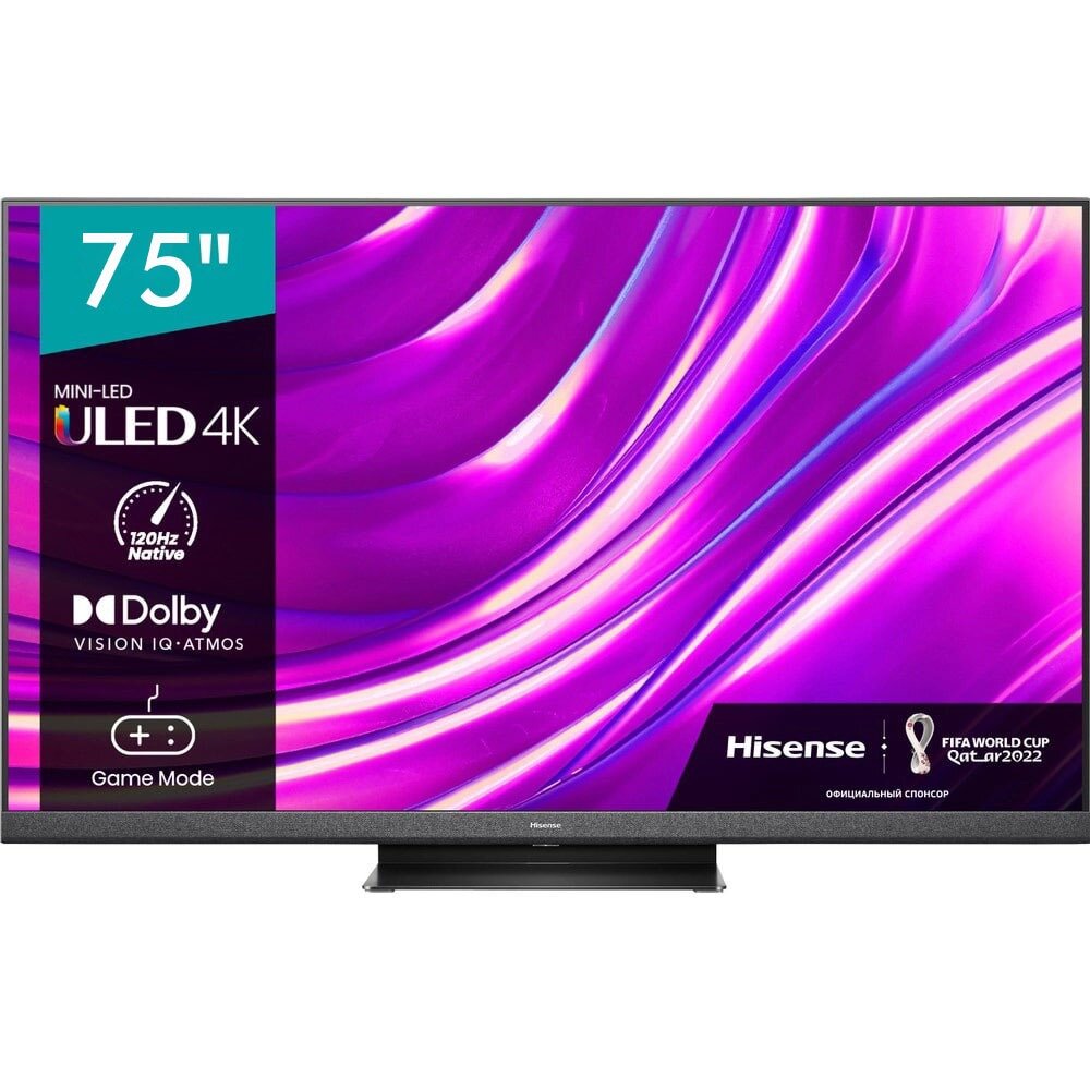 Телевизор Hisense 75U8HQ (2022) 75" Mini LED ULED Smart TV