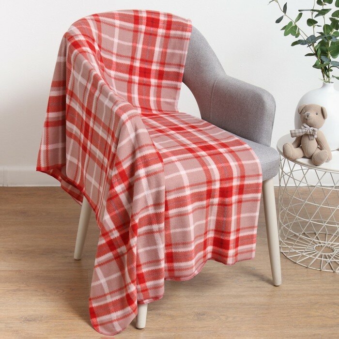 фото Плед Красный бархат 150х200см, флис 150г/м, пэ100%