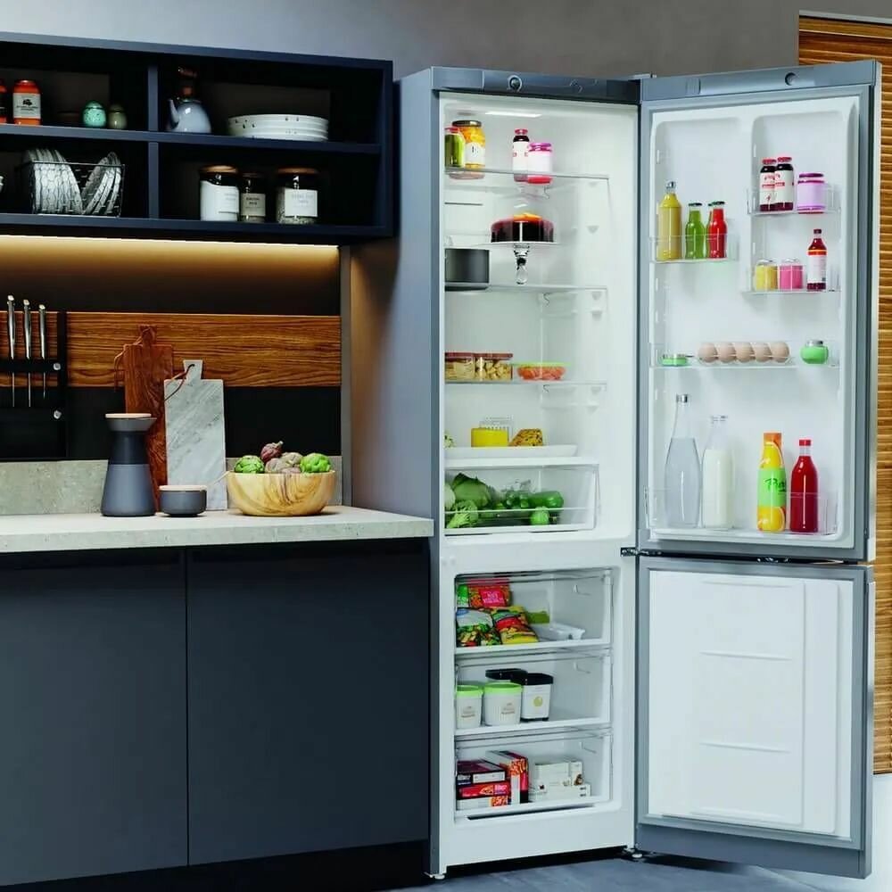 Холодильник HOTPOINT-ARISTON HT 4201I S серебро (FNF, инвертор) - фотография № 9