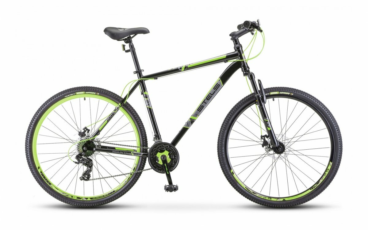 Велосипед Stels Navigator 900 MD 29 F020 (2021) shimano, 17.5", (Серый/Желтый) собран и настроен