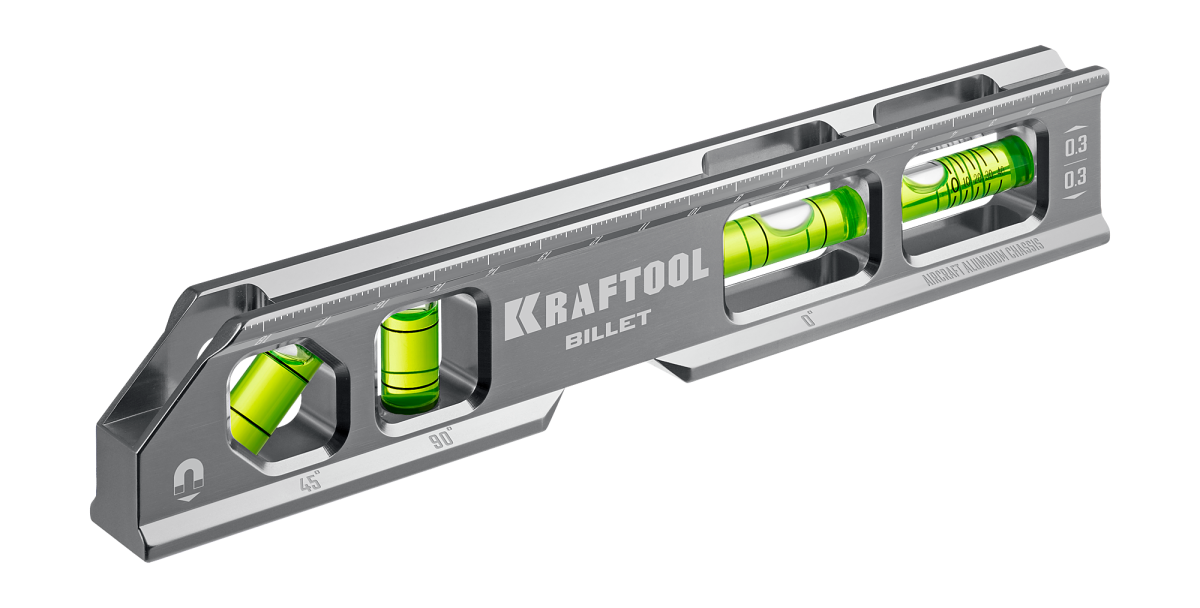 Уровень магнитный 8 в 1 200 мм Kraftool 34790