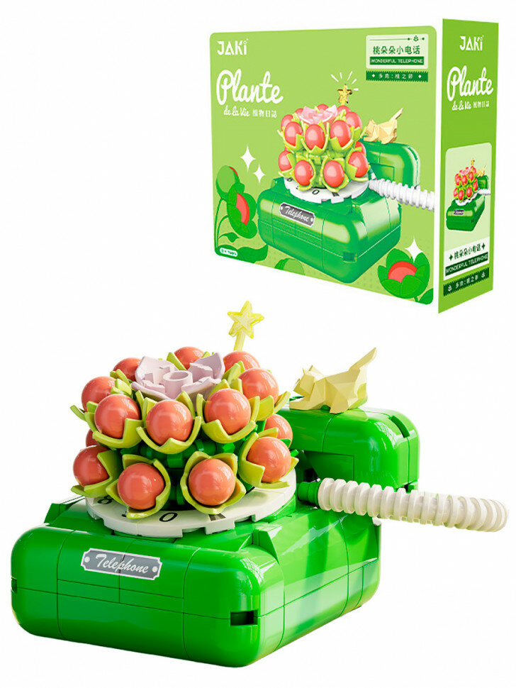 фото Конструктор JAKI Винтажные суккуленты: телефон JK2718