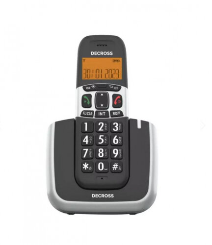 Радиотелефон Decross DECT DC1004 черный