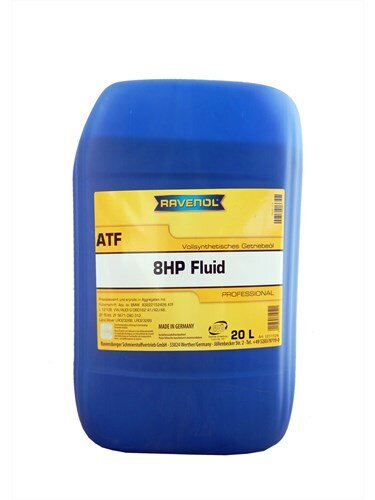 Масло трансмиссионное RAVENOL ATF 8HP Fluid, 20 л