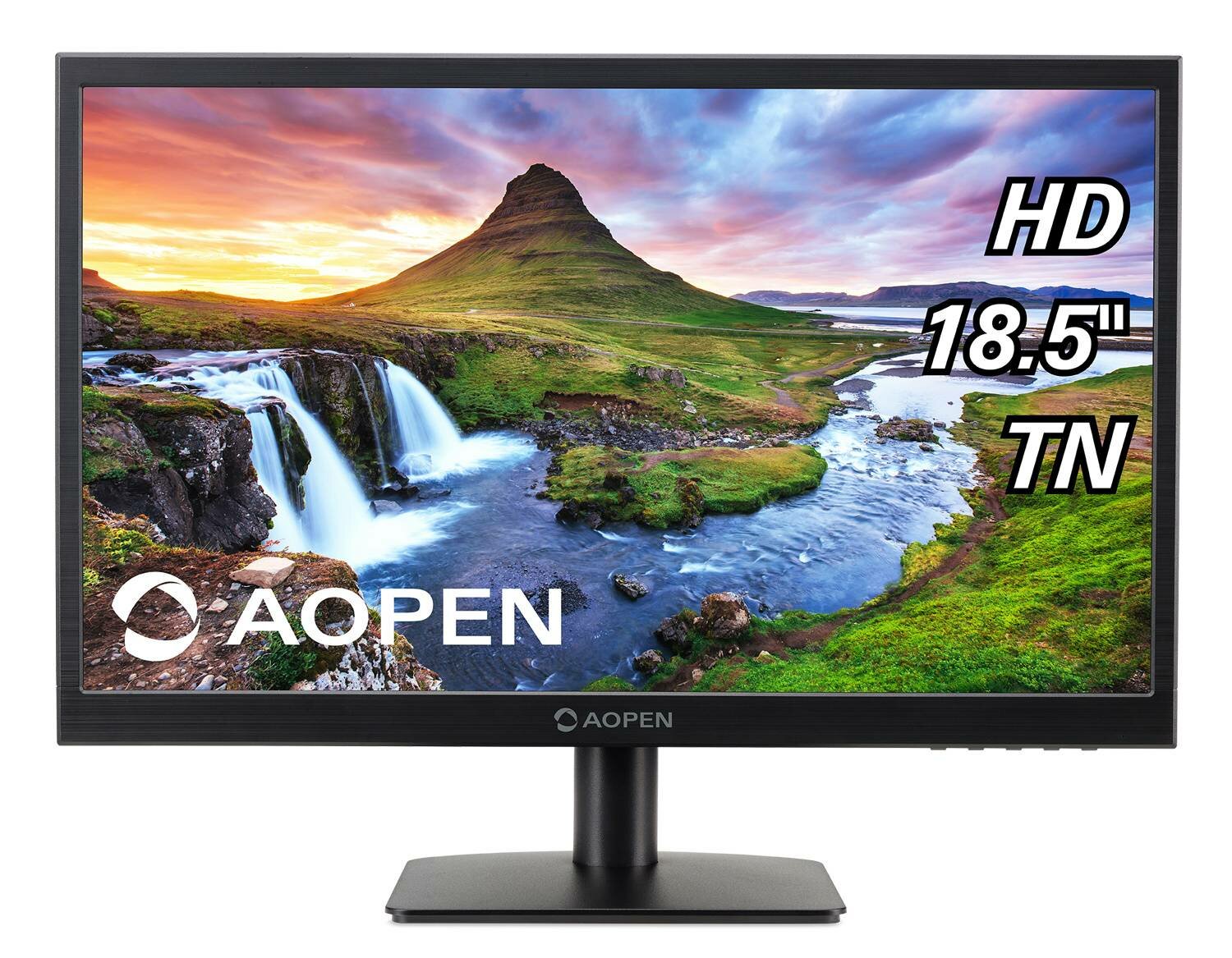 Монитор 18.5" Aopen 19CX1Qb, 1366х768, TN, черный (um.xc1ee.001)