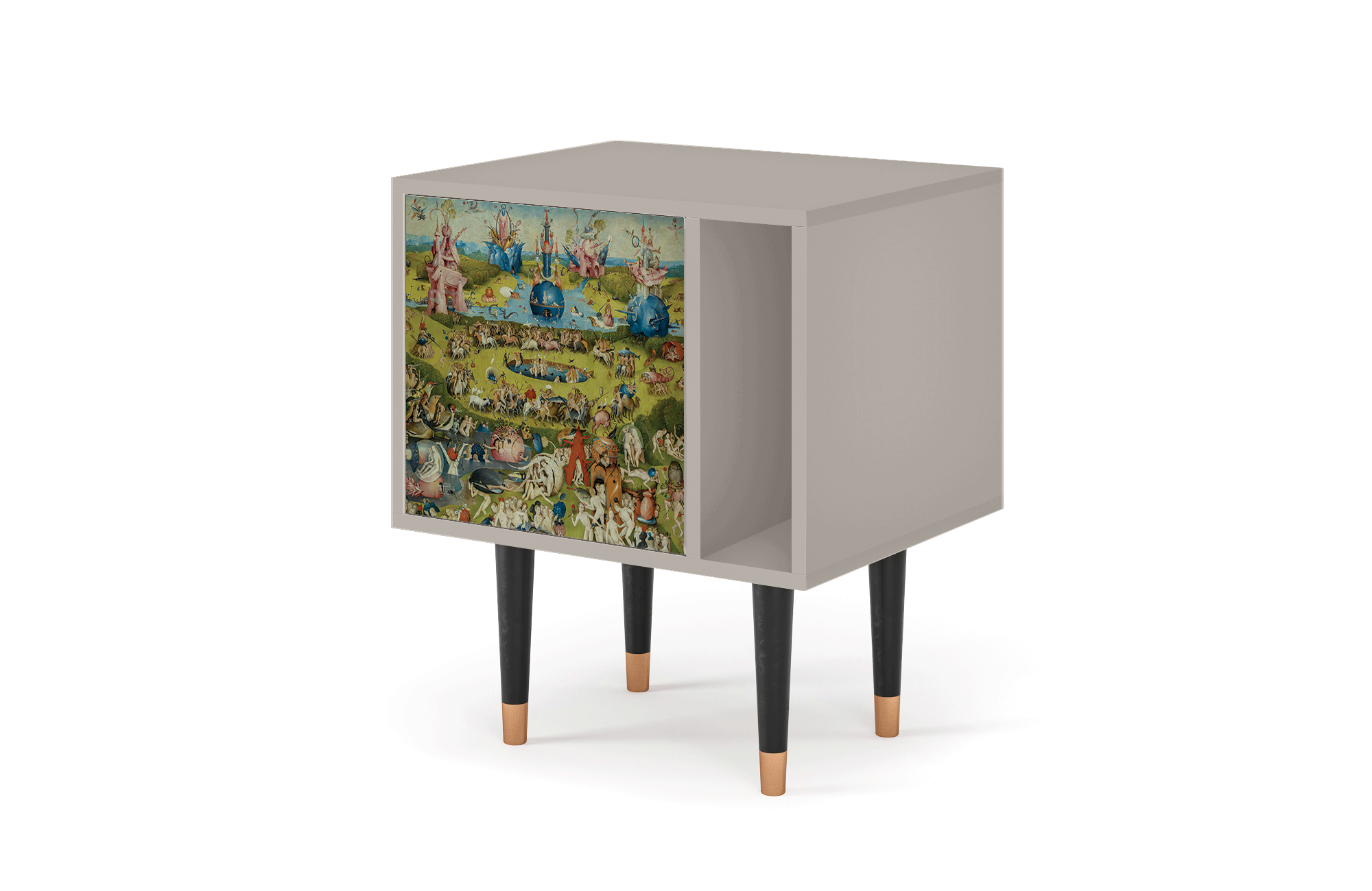 Прикроватная тумба - STORYZ - S2 The Garden by Hieronymus Bosch, 58 x 69 x 48 см, Сатин - фотография № 3