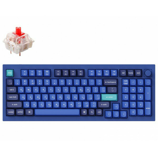 Клавиатура Keychron Q5 QMK Fully Assembled Knob Navy Blue-A Gateron G Pro Red