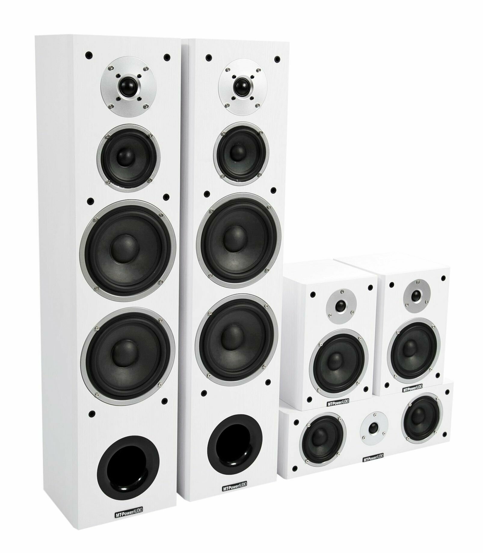 Комплекты акустики 5.0 MT-Power Performance white set 5.0