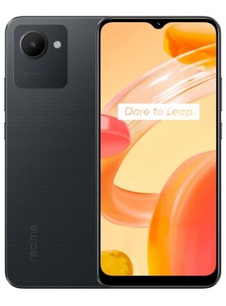 Мобильный телефон Realme C30 4/64 ГБ, черный