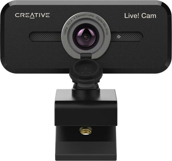 Камера Web Creative Live! Cam SYNC 1080P V2 черный 2Mpix (1920x1080) USB2.0 с микрофоном