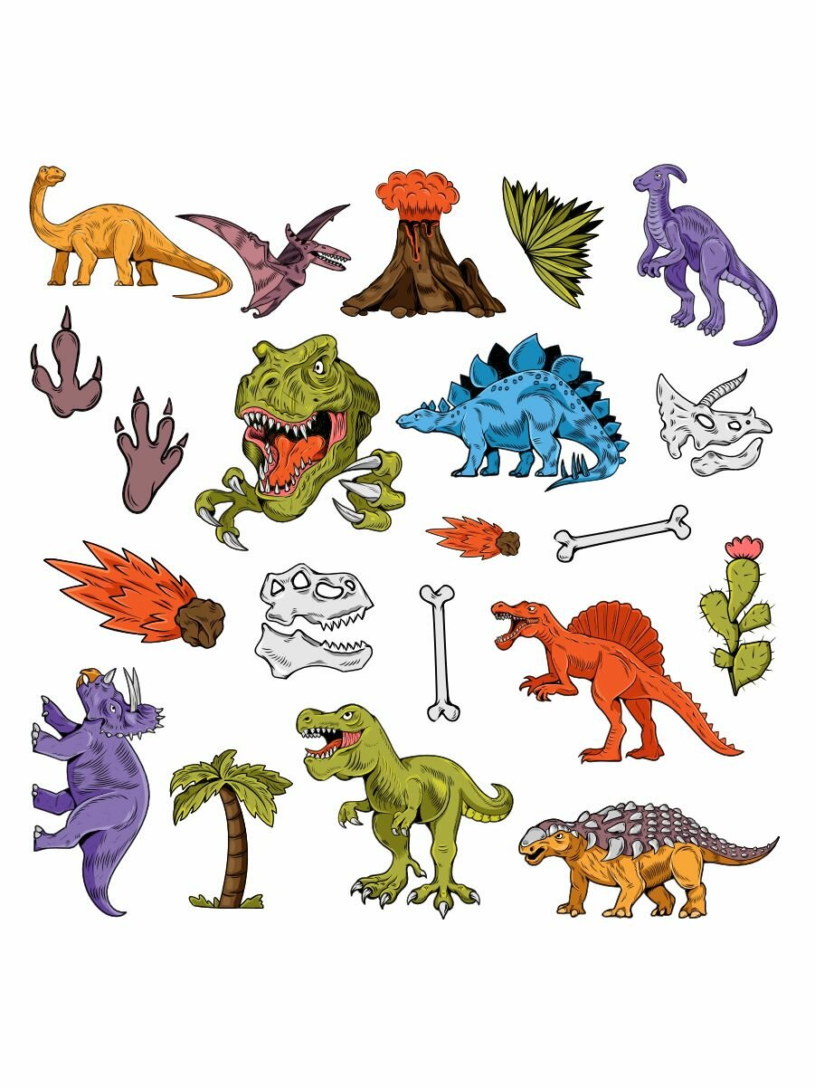 Стикеры динозавр телеграмм фото 19